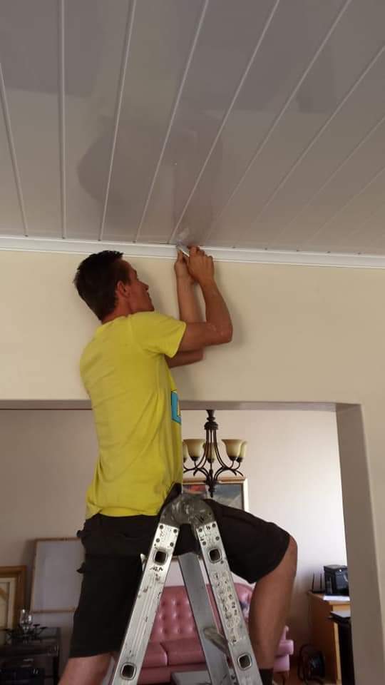 Finishing off of ceiling